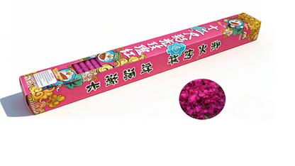 CS-08 12 FEETS CRACKERS ROSE 12尺彩光玫瑰红炮（礼盒）