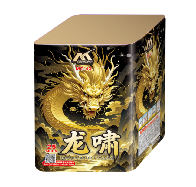 DSS-02 10" 25 SHOOTS DRAGON SOUND FIREWORK 10"25发龙啸