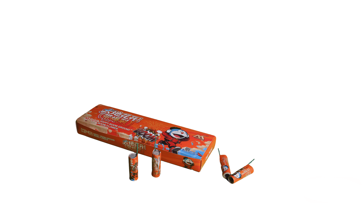 GS-09 GROUND BLOOM FLOWER +COLORFUL SMOKE 大地开花（带爆裂）